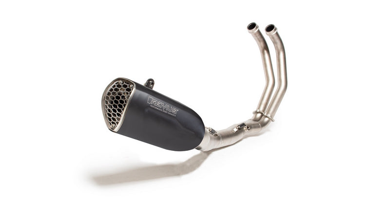 スリップオンNxtステンレスブラック、ステンレスヘッダー2イン1、ECタイプ承認含む、ステンレスフロントサイレンサー(触媒含む)+接続チューブ、ECE承認含む