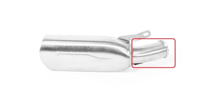 スリップオンNXTステンレスブラック、ステンレス接続管、ECEタイプ認証付