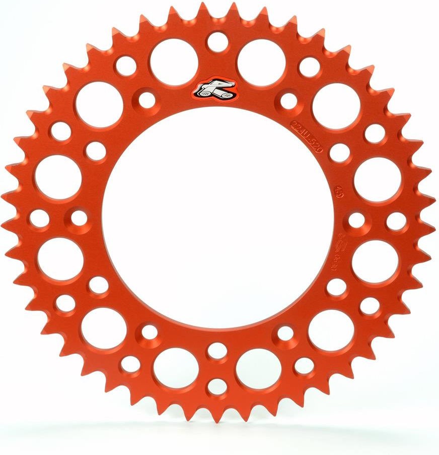 RENTHAL ウルトラライト リヤスプロケット 歯数 42 サイズ 520 Type 224U Orange Anodized KTM | 224U-520-42GPOR