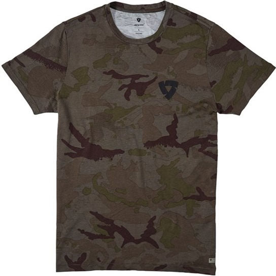 REVIT / レブイット Tシャツ Bailey カモ ダーク グリーン | FFC051-4580