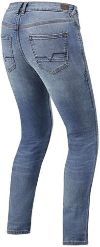 REVIT / レブイット アーバン ジーンズ Victoria レディース SF クラシック ブルー(ユーズド加工)L30 | FPJ037-6210