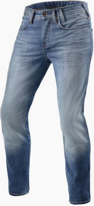 REVIT / レブイット ジーンズ Piston 2 SK ミディアム ブルー(ユーズド加工)| FPJ050-6333