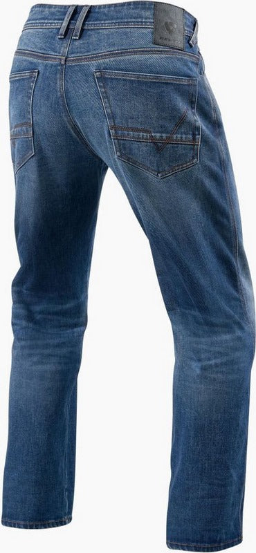 REVIT / レブイット ジーンズ Philly 3 LF ミディアム ブルー(ユーズド加工)| FPJ055-6332