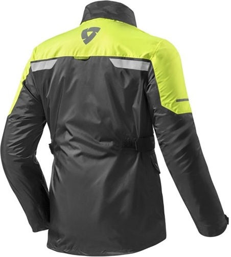 REVIT / レブイット レインジャケット Nitric 2 H2O ブラック-ネオンイエロー | FRC009-1450