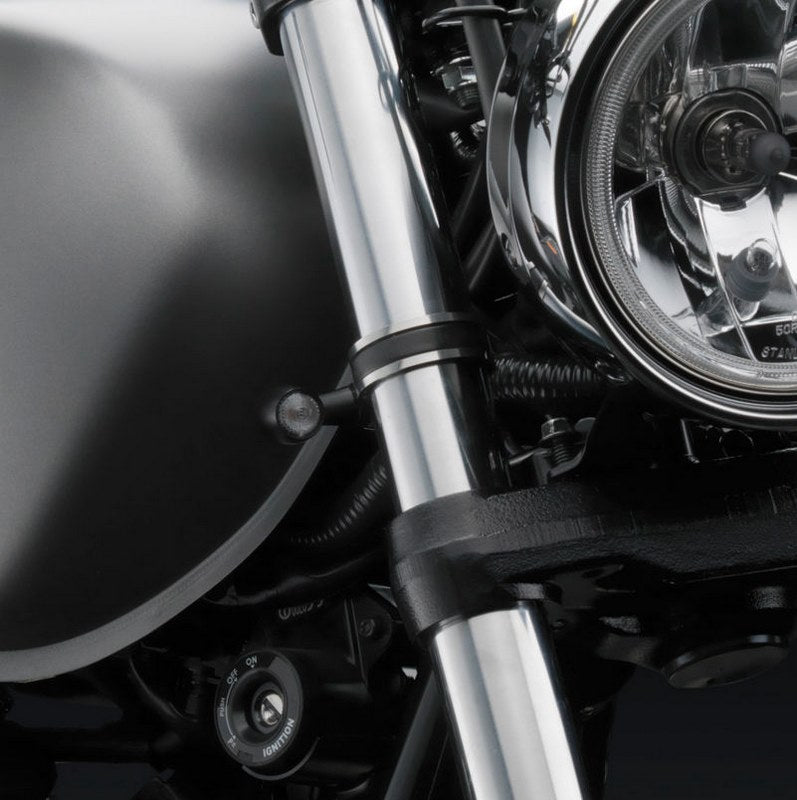 Rizoma Front Indicator Light Adapters Color : Black Anodized color