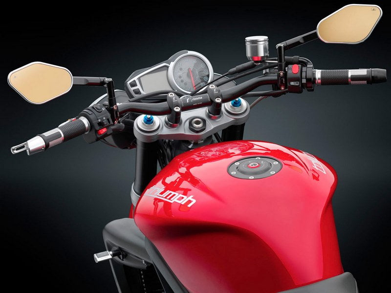 Rizoma 1-1/8 inch diameter tapered handlebars