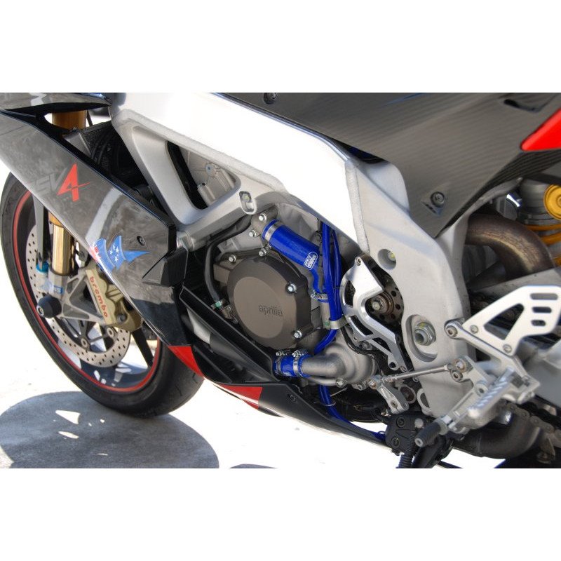 Samco Sport / サムコスポーツ OEM 交換品 シリコンラジエータークーラントホースキット Aprilia RSV4 / RF / RR 2009 - 2025 10 ピース | APR-6