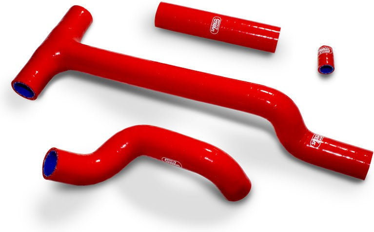 サムコスポーツ / Samco Sport Beta 200 RR (2T) 2020 - 2021 4 ピース サーモスタットバイパス シリコンラジエーター クーラントホースキット | BET-14-RD