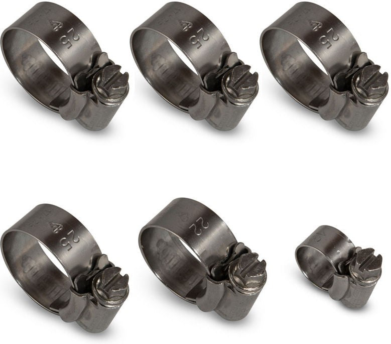 サムコスポーツ / Samco Sport BMW F 800 R 2009 - 2018 ステンレススチールラジエーターホースクランプキット | CKBMW-3