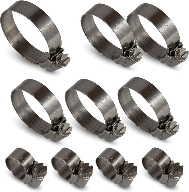 サムコスポーツ / Samco Sport BMW M 1000 RR 2021 OEM リプレイスメント ステンレススチールラジエーターホースクランプキット | CKBMW-9