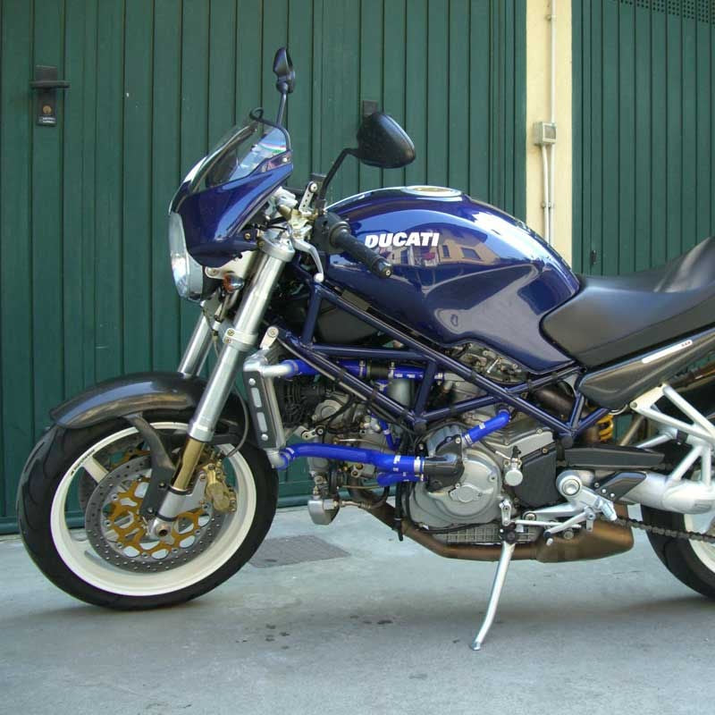 サムコスポーツ / Samco Sport Ducati Monster S4 / S4R 2001 - 2008 7 ピース シリコンラジエーター クーラントホースキット | DUC-3-BU