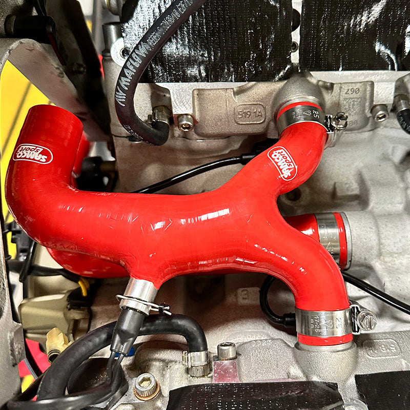 Samco Sport / サムコスポーツ シリコンラジエータークーラントホースキット Ducati Panigale(パニガーレ) V4 Thermostat Bypass / Delete 2018 - 2025 3ピース | DUC-38