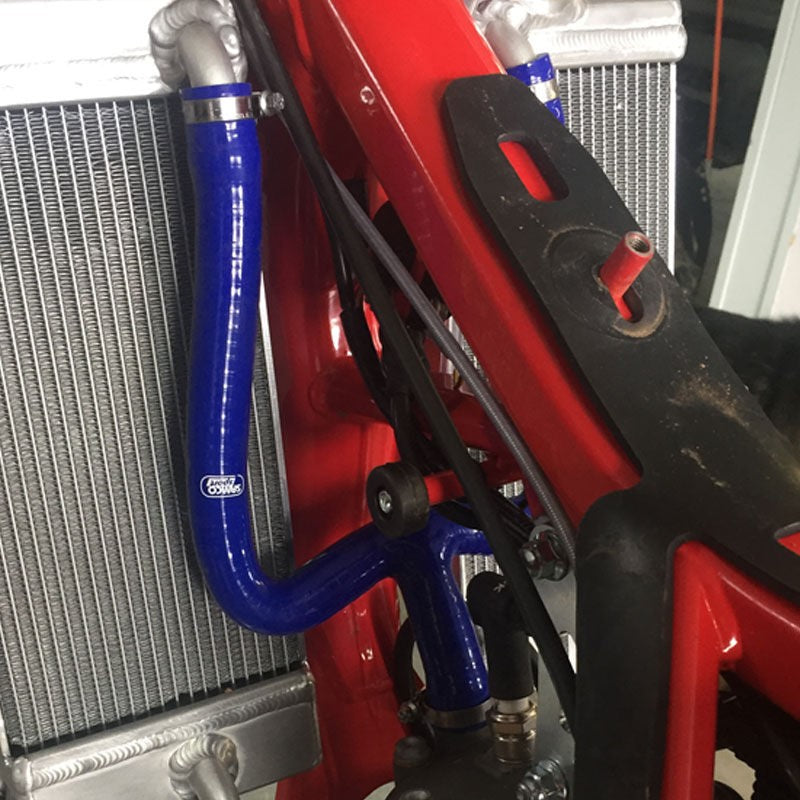サムコスポーツ / Samco Sport Gas Gas EC 250 (2T) 2018 - 2020 4 ピース サーモスタットバイパス シリコンラジエーター クーラントホースキット | GAS-9-BU