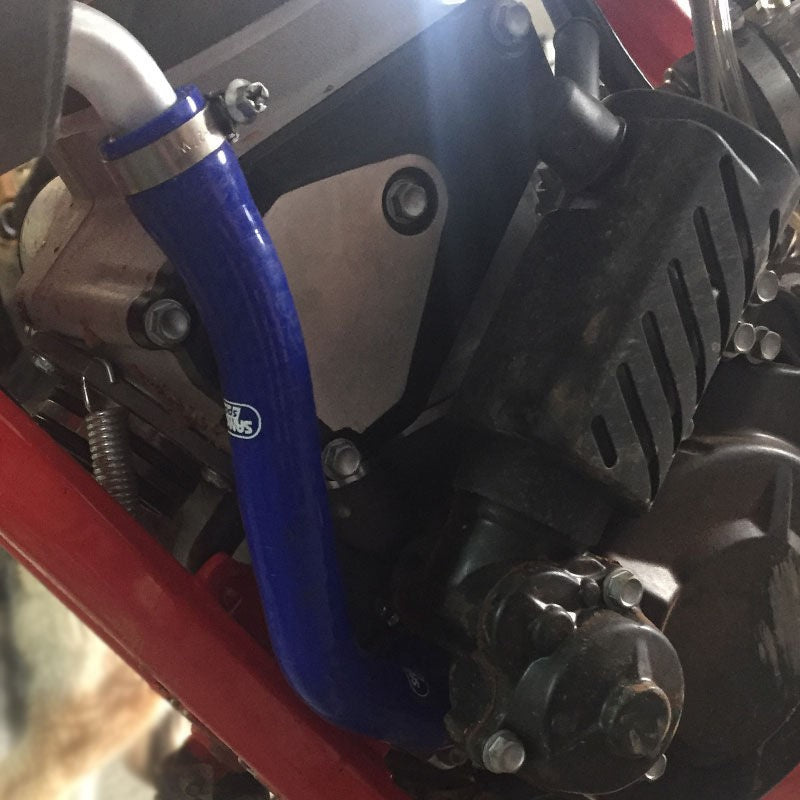 サムコスポーツ / Samco Sport Gas Gas EC 250 (2T) 2018 - 2020 4 ピース サーモスタットバイパス シリコンラジエーター クーラントホースキット | GAS-9-BU