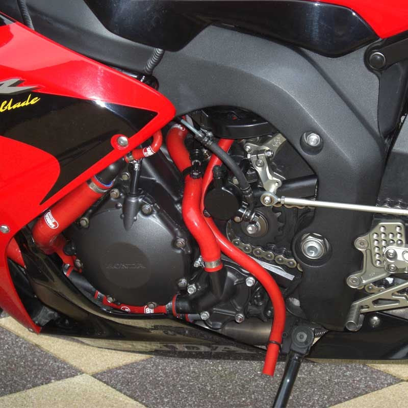 サムコスポーツ / Samco Sport Honda CBR 1000 RR Fireblade 2004 - 2005 12 ピース シリコンラジエーター クーラントホースキット | HON-11-RD