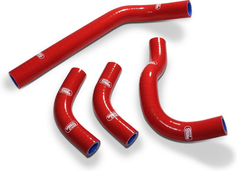 サムコスポーツ / Samco Sport Honda CRF 250 R 2003 - 2009 4 ピース シリコンラジエーター クーラントホースキット | HON-19-RD