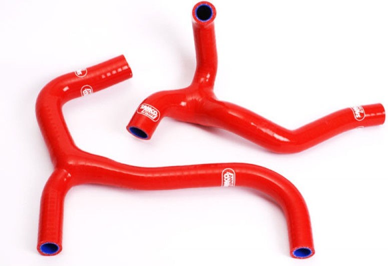 サムコスポーツ / Samco Sport Honda CRF 450 R 2003 - 2004 2 ピース シリコンラジエーター クーラントホースキット | HON-21-RD