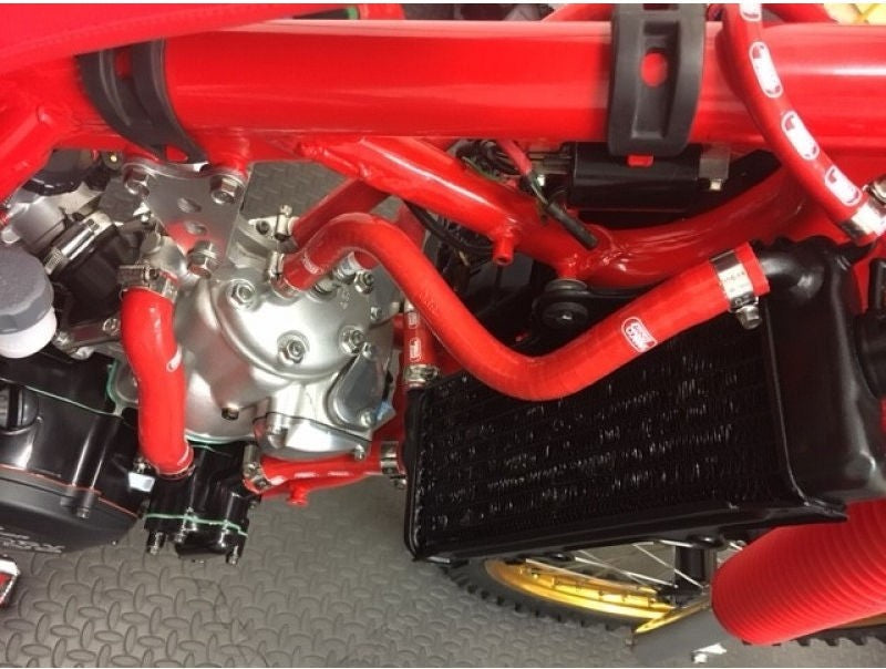 サムコスポーツ / Samco Sport Honda CR 250 R 1988 - 1991 6 ピース シリコンラジエーター クーラントホースキット | HON-45-RD