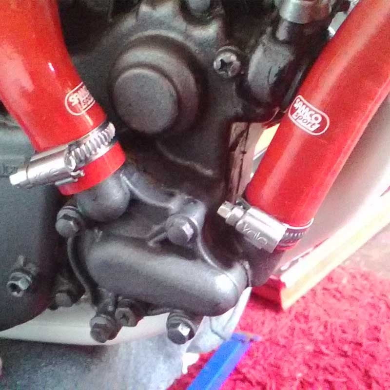 サムコスポーツ / Samco Sport Honda CR 125 1990 - 1997 7 ピース シリコンラジエーター クーラントホースキット | HON-98-RD