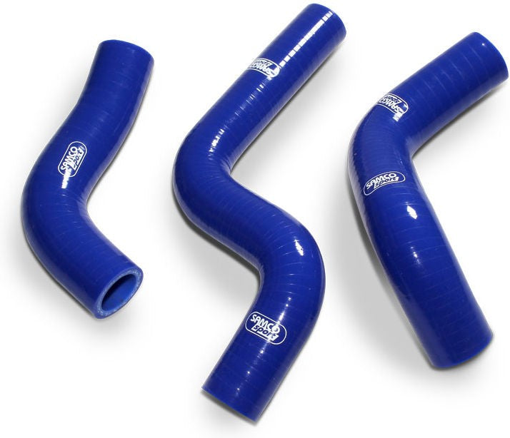 サムコスポーツ / Samco Sport Kawasaki KX 100 2014 - 2021 3 ピース シリコンラジエーター クーラントホースキット | KAW-63-BU