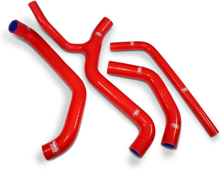 サムコスポーツ / Samco Sport Kawasaki ZX 10R 2011 - 2015 4 ピース Y-ピース Race Design シリコンラジエーター クーラントホースキット | KAW-67-RD