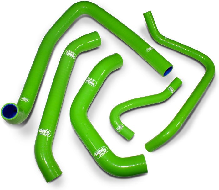 サムコスポーツ / Samco Sport Kawasaki ZX 14 2006 - 2020 5 ピース シリコンラジエーター クーラントホースキット | KAW-72-GN