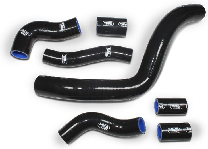 サムコスポーツ / Samco Sport KTM 950 アドベンチャー / アドベンチャー S 2004 - 2006 7 ピース シリコンラジエーター クーラントホースキット | KTM-13-BK