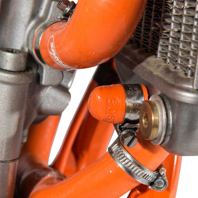 サムコスポーツ / Samco Sport KTM 400 EXC-F 2008 - 2011 3 ピース サーモスタットバイパス シリコンラジエーター クーラントホースキット | KTM-23-OR