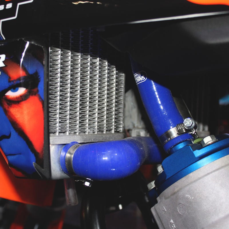 サムコスポーツ / Samco Sport Gas Gas MC 50 2021 3 ピース シリコンラジエーター クーラントホースキット | KTM-45-BU
