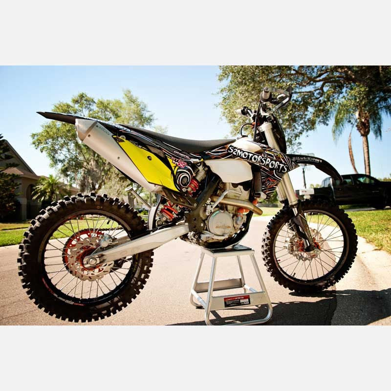 サムコスポーツ / Samco Sport KTM 450 EXC-F 2012 - 2016 4 ピース サーモスタットバイパス シリコンラジエーター クーラントホースキット | KTM-47-OR
