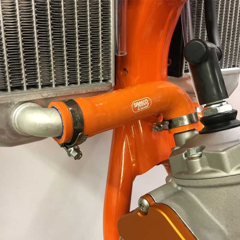 サムコスポーツ / Samco Sport Gas Gas MC 85 2021 2 ピース シリコンラジエーター クーラントホースキット | KTM-97-OR