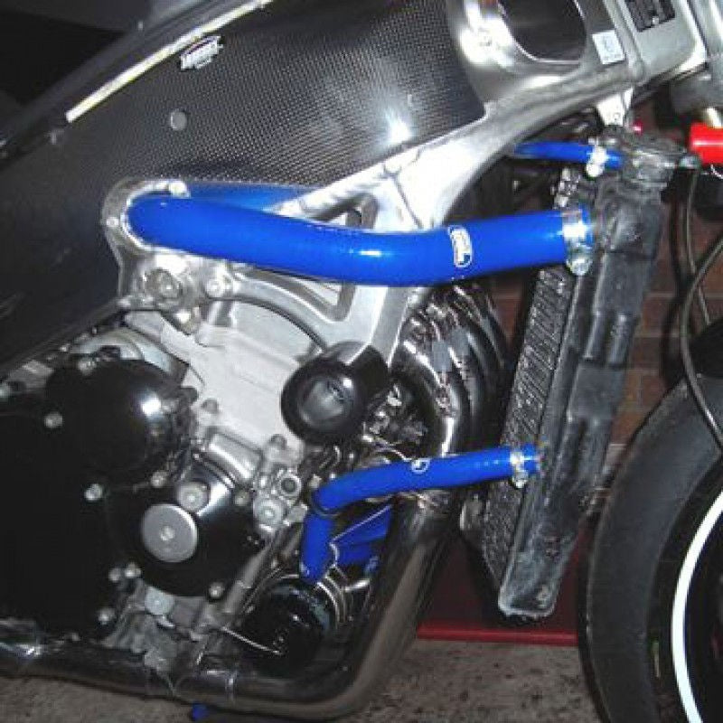 サムコスポーツ / Samco Sport Suzuki GSX-R 600 SRAD 1996 - 1999 7 ピース シリコンラジエーター クーラントホースキット | SUZ-17-BU