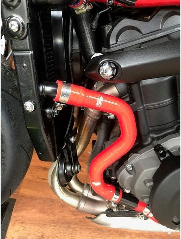 サムコスポーツ / Samco Sport Triumph Street Triple 660 2017 - 2020 7 ピース シリコンラジエーター クーラントホースキット | TRI-14-RD