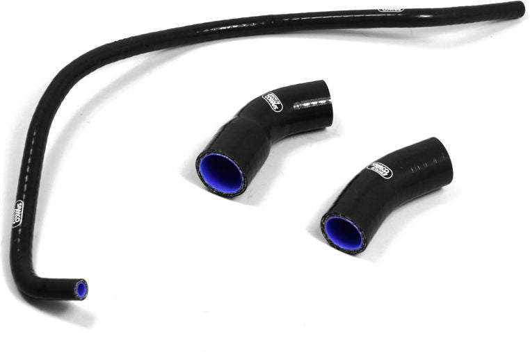 サムコスポーツ / Samco Sport Yamaha FZ 10 2016 - 2017 3 ピース シリコンラジエーター クーラントホースキット | YAM-70-BK