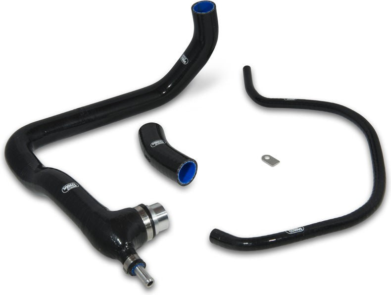 サムコスポーツ / Samco Sport Yamaha FZ 10 2015 - 2018 3 ピース サーモスタットバイパス シリコンラジエーター クーラントホースキット | YAM-78-BK
