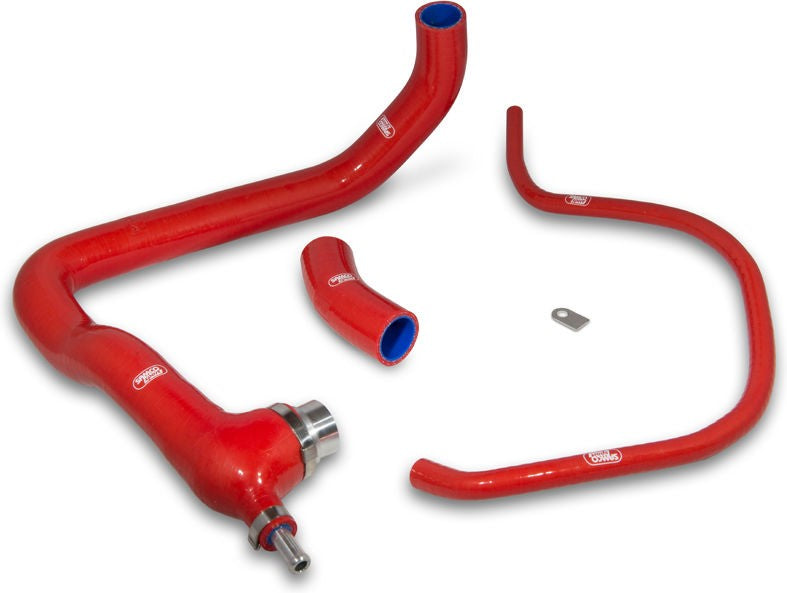 サムコスポーツ / Samco Sport Yamaha FZ 10 2015 - 2018 3 ピース サーモスタットバイパス シリコンラジエーター クーラントホースキット | YAM-78-RD