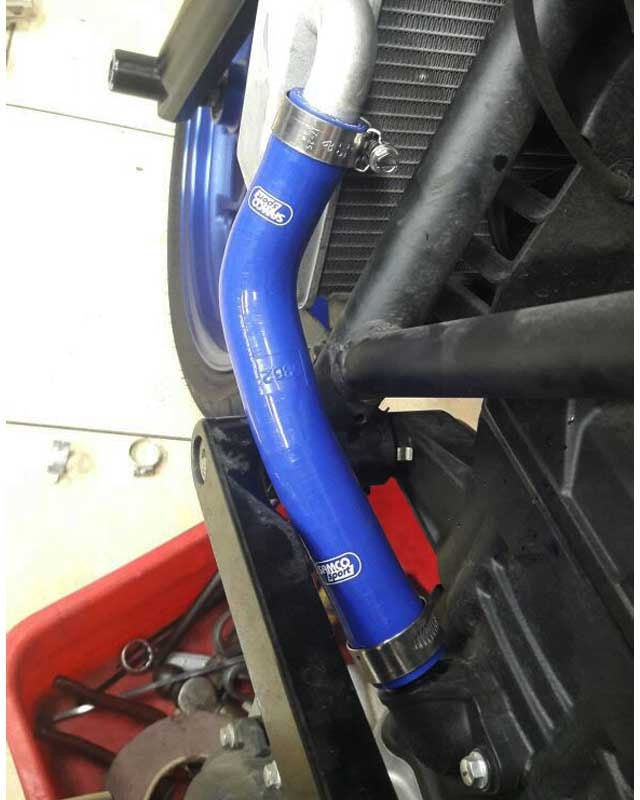 サムコスポーツ / Samco Sport Yamaha MT 03 2016 - 2020 2 ピース シリコンラジエーター クーラントホースキット | YAM-79-BU