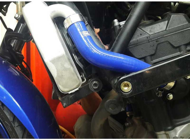 サムコスポーツ / Samco Sport Yamaha MT 03 2016 - 2020 2 ピース シリコンラジエーター クーラントホースキット | YAM-79-BU