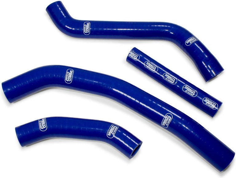 サムコスポーツ / Samco Sport Yamaha WR 250 F 2020 - 2021 4 ピース OEM リプレイスメント シリコンラジエーター クーラントホースキット | YAM-91-BU