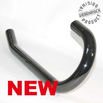 Siebenrock Exhaust Manifold ''Sport'' 38Mm Blackchrome Right For BMW /5 /6 And /7 Models Up To 9/1980 | 1811667