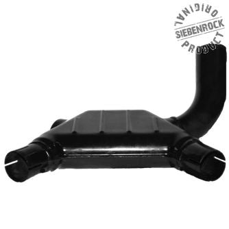 Siebenrock Muffler Black Chrome For BMW R 80G/S R 80G/S Pd And R 65Gs | 1812017