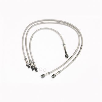 Siebenrock Brake Line Stainless Steel For BMW R2V R80/7 And R100/7 Models From 9/1980 Up To 9/1984 Three-Pieces | 3432566