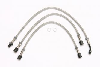 Siebenrock Brake Line Stainless Steel For BMW R2V R45 R 65 From 9/1981 With Raised Handlebars And Dual Disc Three-Piece | 3432904