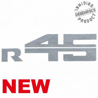 Siebenrock Sticker ''R 45'' For Battery Cover Silver. | 5114026