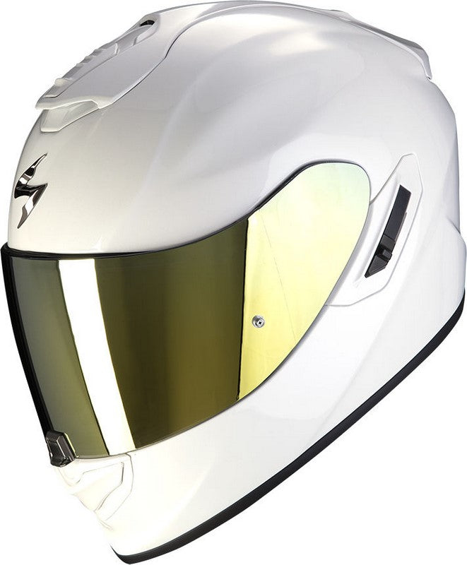 Scorpion Full Face Helmet Exo 1400 Evo 2 Air Solid Pearl White | 140-100-70