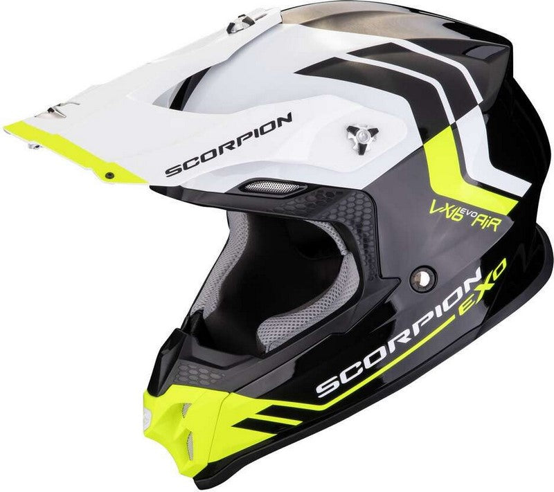 Scorpion Offroad Helmet VX-16 Evo Air Fusion Black-Neon Yellow | 146-430-141