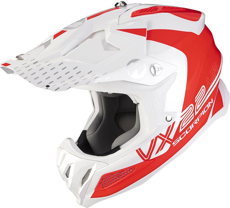 Scorpion / スコーピオン Exo Offroad Helmet Vx-22 Air Ares ホワイト ブラック Yellow XL | 32-379-207