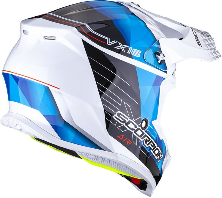 Scorpion / スコーピオン Exo Offroad Helmet Vx-16 Air Gem ホワイトブルー XL | 46-201-74