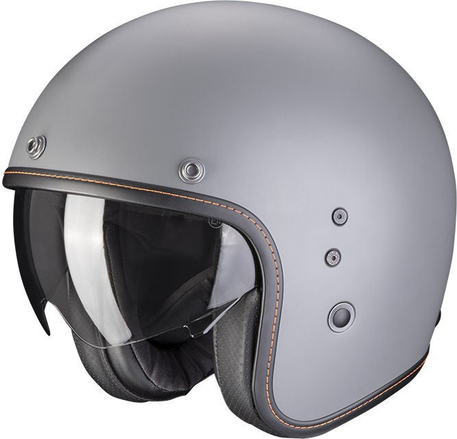 Scorpion / スコーピオン Exo ジェットヘルメット Belfast Evo Solid マットグレー | 78-100-228