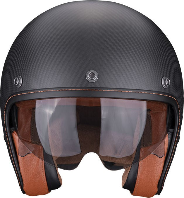 Scorpion / スコーピオン Exo ジェットヘルメット Belfast Evo Carbon ソリッドブラックマット S | 78-261-10